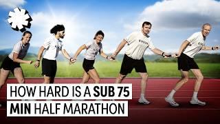 Trying To Run A Sub 75 Minute Half Marathon As A Relay Team!