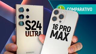 IPHONE 16 PRO MAX vs GALAXY S24 ULTRA: qual o MELHOR CELULAR para COMPRAR em 2024? | Comparativo