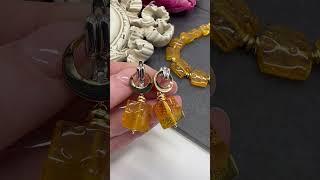 Украшения с ЯНТАРЕМ #украшения #шайдова #бусы #серьги #эксклюзивныеукрашения #янтарь