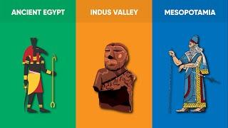 Differences - Ancient Egypt, Indus Valley Civilization, Mesopotamia