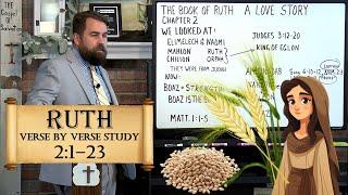 Ruth 2:1 to 23 A Love Story #bookofruth #ruth #boaz #robertbreaker #biblestudy #bibleversestudy