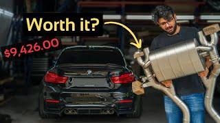 BMW M4 Akrapovic Exhaust | Before & After - LOUD Revs & Accelerations - Review