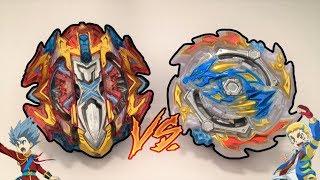 Ace Dragon St.Ch 斬 vs Buster Xcalibur 1'D.Sw | Beyblade Burst Gachi