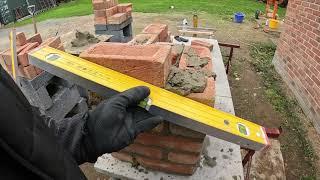 How to Build a Brick Pier for a Garden Wall | Step-by-Step Guide PART 2