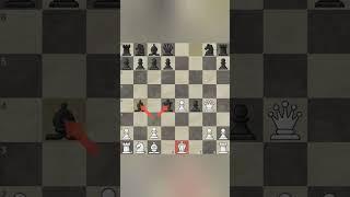 An interesting trap in the royal gambit️ #chess #viral #chessgame