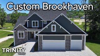 Custom Brookhaven Two-Story Home Design - Built By Trinity Homes!