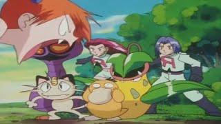 Psyduck tries to fight for team rocket