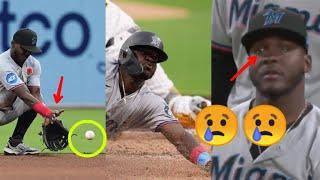 Marlins rookie Ronny Simon leaves in tears after being pulled following 3-error performance