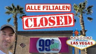 Las Vegas - 99CENT STORE MACHT ALLE FILIALEN DICHT - Deutsch / German