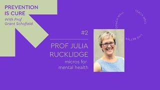 Prevention is Cure Podcast  Ep#2: Julia Rucklidge on how what we eat affects our mental health