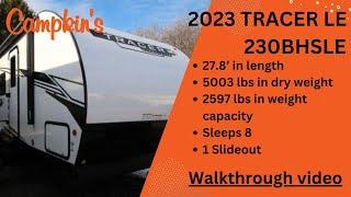 2023 Tracer LE 230BHSLE by Prime Time at Campkin's RV Centre