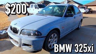 $200 BMW 325xi e46 from Copart - Does it Run and Drive? PT1