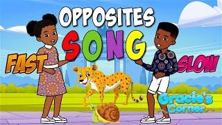 Opposites Song | Learning Opposites by Gracie’s Corner | Kids Songs + Nursery Rhymes