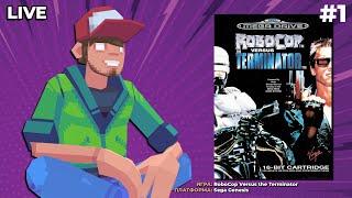 RoboCop Versus The Terminator (Mega Drive) ч.1 - Pixel_Devil Стримы