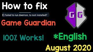 How to fix gg daemon is not running on August 2020