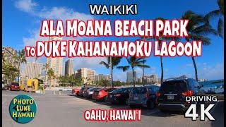 Ala Moana Beach Park to Duke Kahanamoku Lagoon Oahu Hawaii