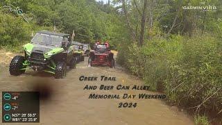 Creek Trail and Beer Can Alley Memorial Day 2024 I Outlaw Trails I West Virginia