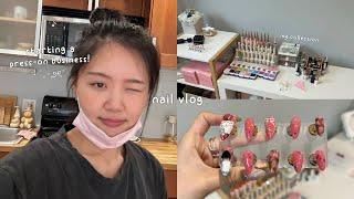 nail vlog | starting a press-on businessྀིྀིྀིྀིྀི