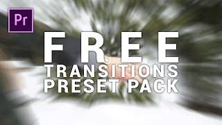 30 FREE Smooth Transitions Preset Pack for Adobe Premiere Pro + FREE Transition Sound Effects