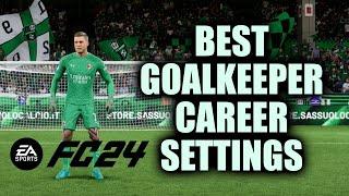 MOST REALISTIC FC24 GK CAREER SETTINGS!! (Camera & Slider Settings) #fc24