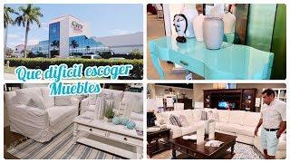 MUEBLES PARA LA SALA DE ESTAR //TENDENCIAS MUEBLERIAS DE MIAMI #savvysandy