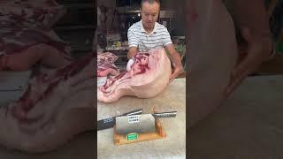 Pork cut | The best piece of meat | Slicing Pork | fresh pork #pig