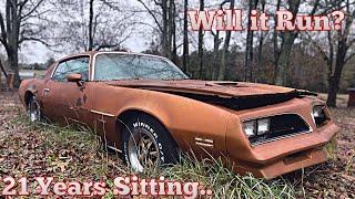 FIELD FIND Pontiac Firebird Rescue! Will it Run After 21+ Years? Pt.1