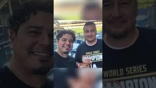 On this day in 2022, my brother Carlos and I were at the Dodger game, sipping on an ice-cold michela