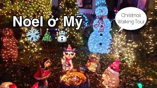 Giáng sinh ở Mỹ có giống trong phim? | Christmas lights and decorations in California️