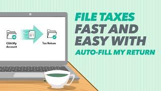 Do your taxes quickly and easily with Auto-Fill my Return