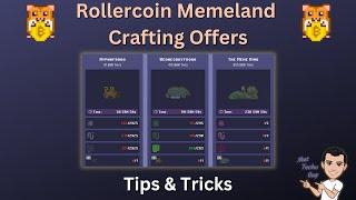 Rollercoin | Memeland Crafting Offers Tips & Tricks