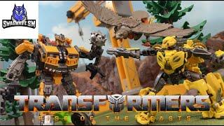 Transformers Rise of the Beast - Battletrap vs Airazor vs Bumblebee [Stop Motion Part 1]