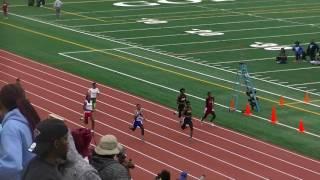 Lorenzo Lee 11.95s 100m Prelim 1 Dekalb County Championship 2017