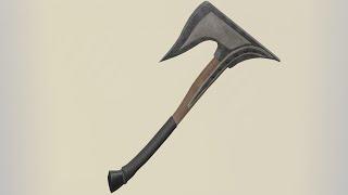 Making A Viking Axe In Blender - Modeling Timelapse