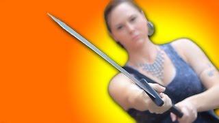 Cold Steel Katana Machete Version 2 | Weapon Test | Zombie Go Boom