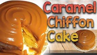 HOW TO MAKE EASY CARAMEL CHIFFON CAKE