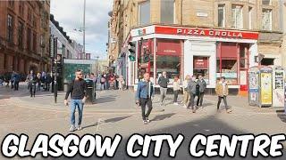 Walking in Glasgow City Centre | Scotland - April 2023