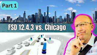 Tesla's FSD 12.4.3 First Impressions & Major Challenge in Chicago