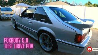 1988 Mustang GT 5.0L Foxbody Test Drive POV