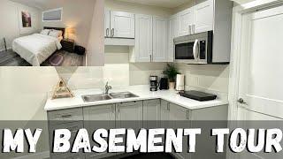 LIFE IN A BASEMENT | BASEMENT APARTMENT TOUR IN SASKATCHEWAN | LIFE IN CANADA