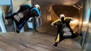 World's First Indoor Wingsuit Flying Wind Tunnel