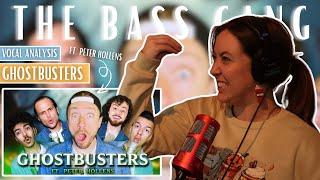 THE BASS GANG ft. Peter Hollens GHOSTBUSTERS | Vocal Coach Reaction (& Analysis) Jennifer Glatzhofer