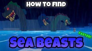 Find *SEA BEASTS* Faster With This Trick! (Blox Fruits)