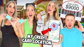 BUYING ANYTHING ON OUR DAD'S CREDIT CARD UNTIL HE FINDS US!!