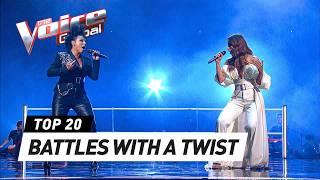 CRAZY UNEXPECTED BATTLE combinations on The Voice