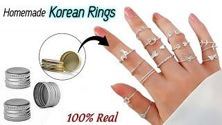 DIY / How to make Korean Rings at home / how to make ring / diy rings / homemade ring