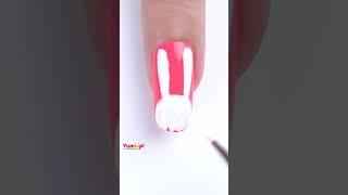 #shorts Bunny Nail Art #nailsart #beauty #acrylicnails #relaxing