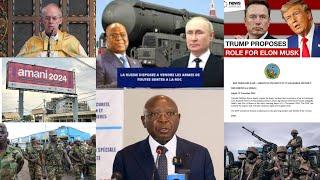 131124: IBITWARO BYA RUSSIE MURI DRC. AGAKINO KA KAGAME +TOUADERA NA NGUESSO. TRUMP ANYEGANYEJE ISI