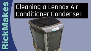 Cleaning a Lennox Air Conditioner Condenser