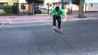 Backfoot casper flip or anti casper flip (slow mo) - claudio coronado